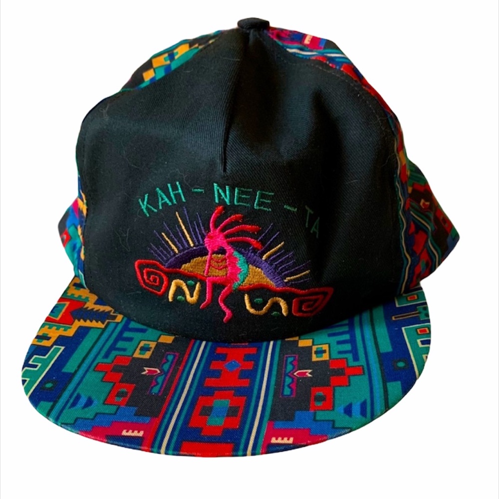 VTG | 90s Aztec Print Trucker Hat